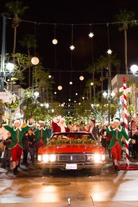 Santa at Santa Monica Parade and Tree Lighting